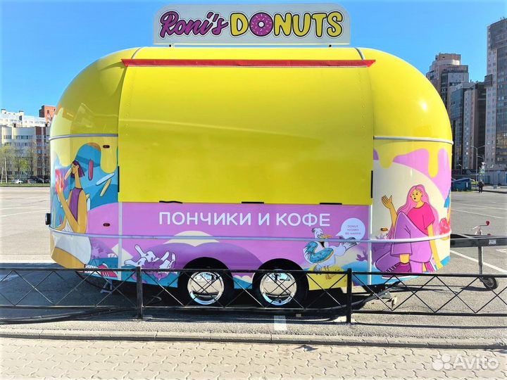 Мобильный фудтрак для торговли