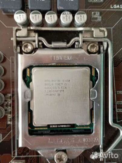 Материнская плата с процессором i5