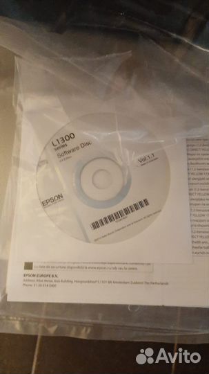 Принтер струйный Epson L1300 цветная печать, A3+