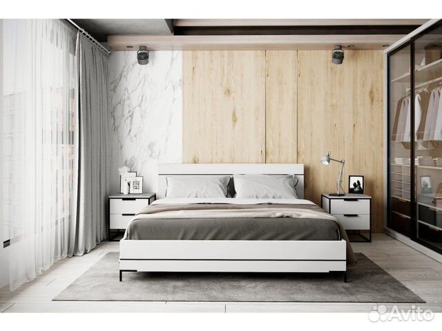 Тумба прикроватная Норд Белый