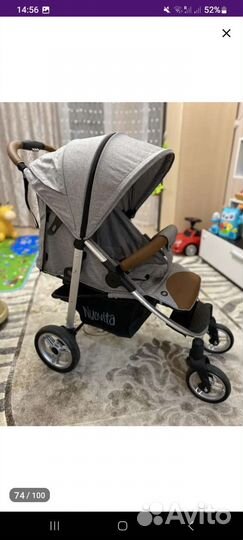 Прогулочная коляска Nuovita Corso серая