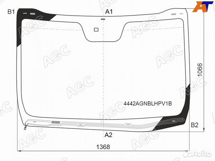 Лобовое стекло на Kia Ceed 12-18г
