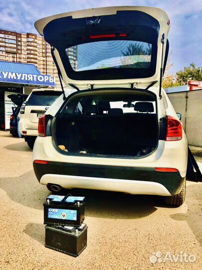 Аккумулятор на bmw x1 с установкой