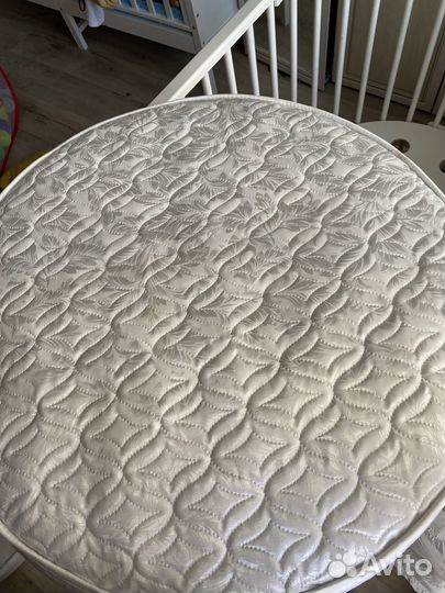 Кроватка трансформер круглая овальная детская