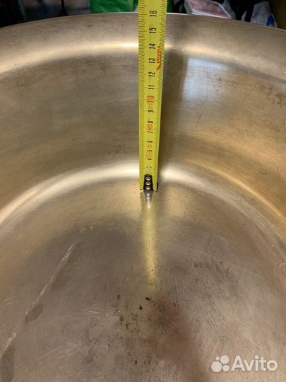 Латунный таз для варенья