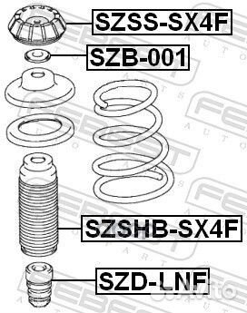 Опора амортизатора suzuki SX4 06-13 пер. szss-S