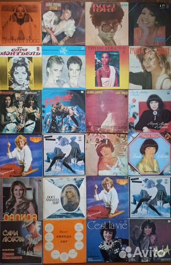Винил пластинки: Отечественные и зарубежные певицы