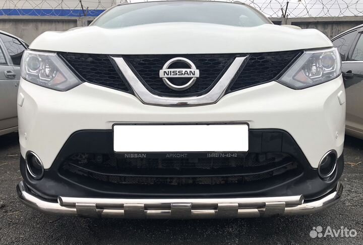 Защита бампера переднего Nissan Qashgai