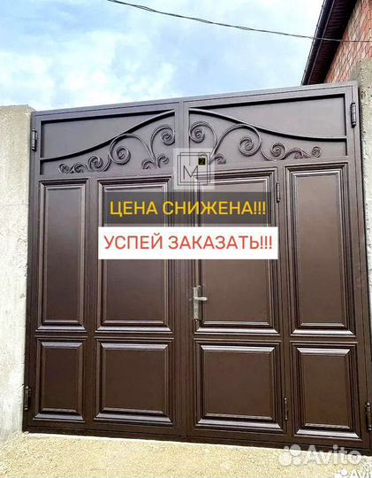 Ворота в Кайтагском р-не хай-тэк на заказ