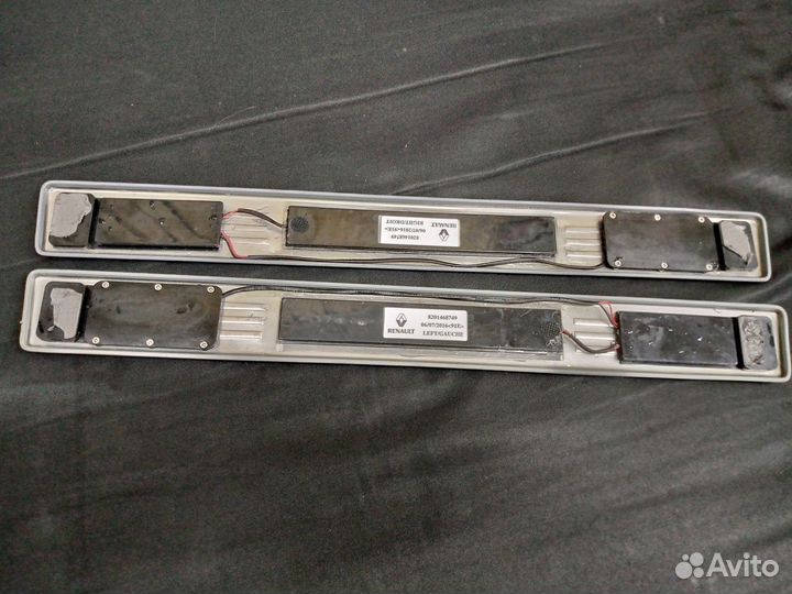 Накладка порога с подсветкой Renault Kaptur 1