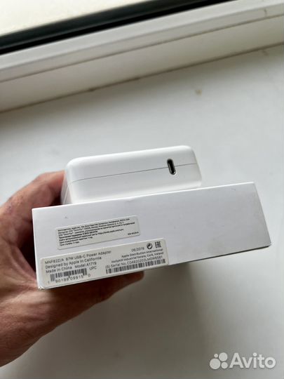 Оригинальный блок Apple 87W,Type-C (А1719)