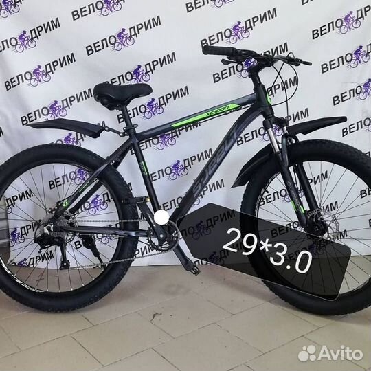 Велосипед алюминиевый полуфэт 29