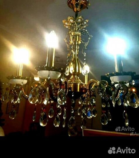 Люстра хрустальная винтаж /Н/К.367321/6