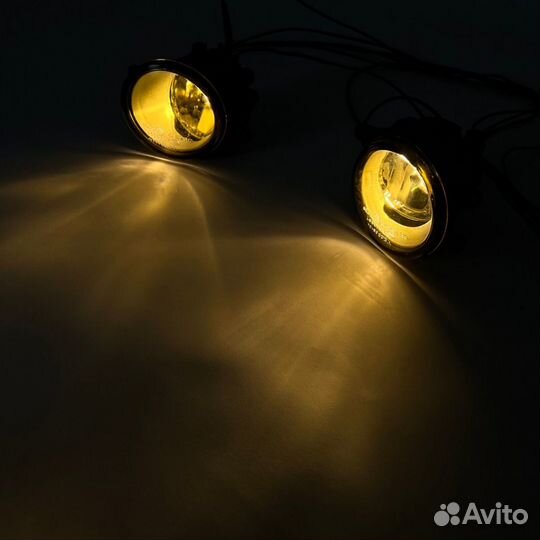 Туманки Toyota / Lexus 4 уха Желтые Комплект D1952