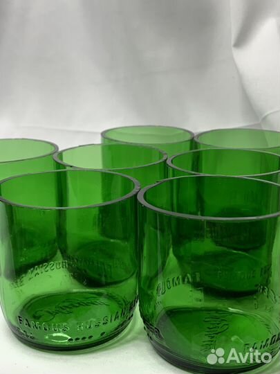 Набор подсвечников из бутылок