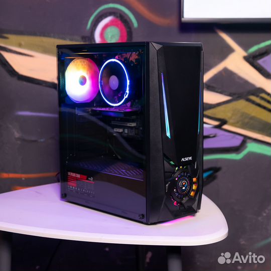 Игровой компьютер i5 3570 8Gb RX 6400 4Gb