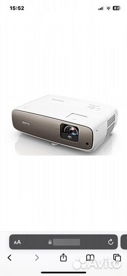 Проектор benq w2700i+экран