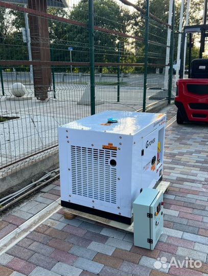 Генератор дизельный 12 кВт g-power трехфазный