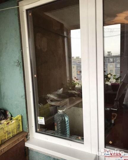 Выход на балкон Т-образный