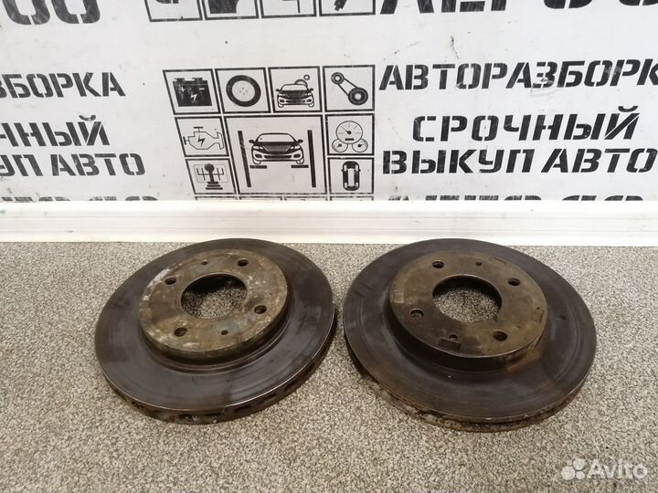 Диск тормозной передний для Mitsubishi Galant E5