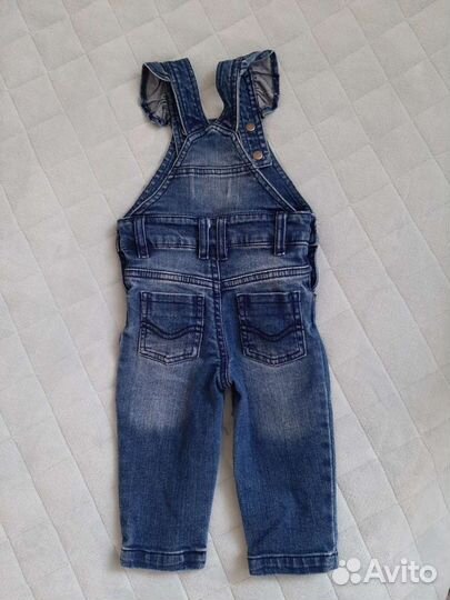 Джинсовый комбинезон для девочки