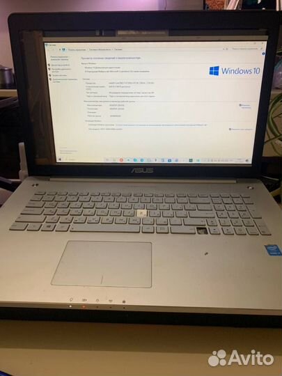 Ноутбук asus N750JK