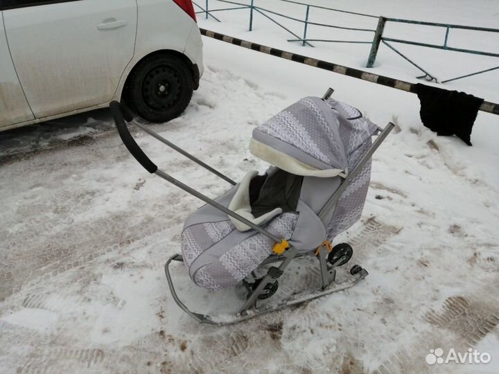 Коляска санки