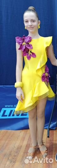 Платье для спортивных бальных танцев латина