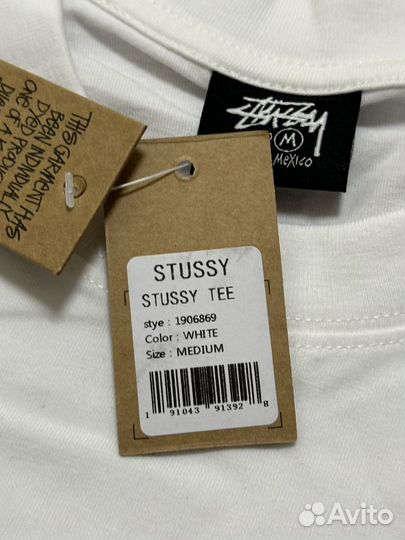 Футболка Stussy FW 23 Pink Angel белая S M L XL