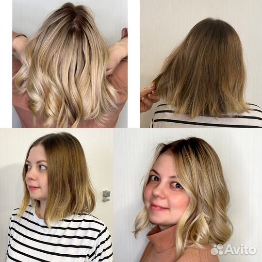 Окрашивание в один тон