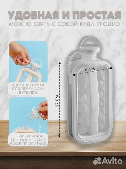 Форма для льда бутылка