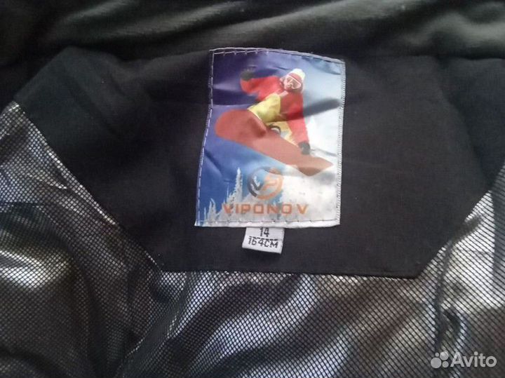 Куртка подростковая для мальчика зимняя 164