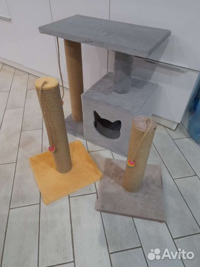 Когтеточки, домики доя кошек