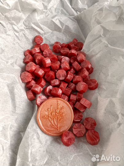 Штамп для сургуча и сургуч