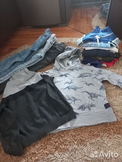Вещи пакетом на мальчика рост 128 134