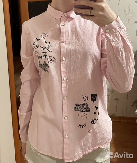 Рубашка для девочки 164