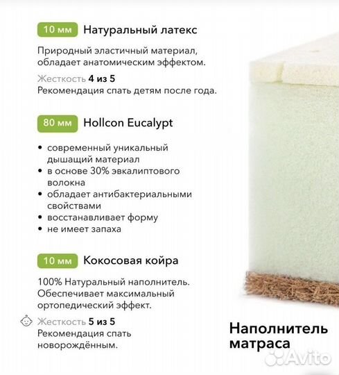 Матрас детский HB
