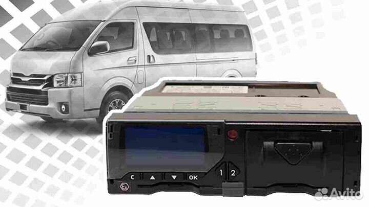 Новый тахограф Меркурий та-001.С установкой