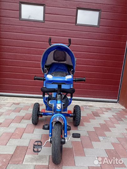 Детский велосипед с родительской ручкой