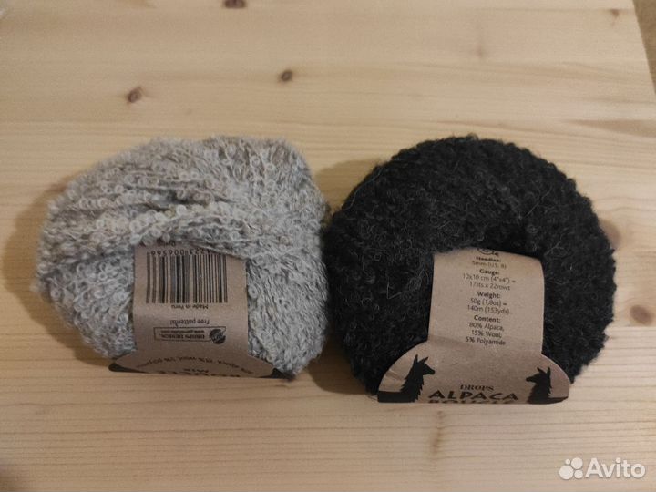 Пряжа для вязания и волос Вальдорфских кукол