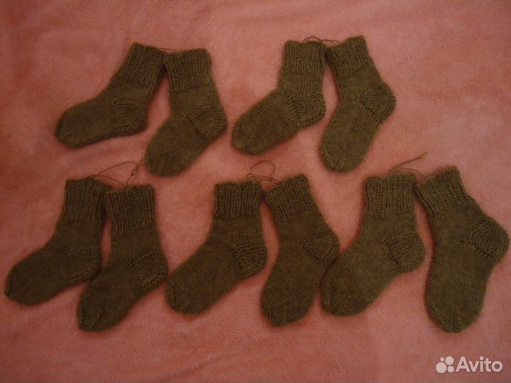 Вязаные носки ручной работы на заказ