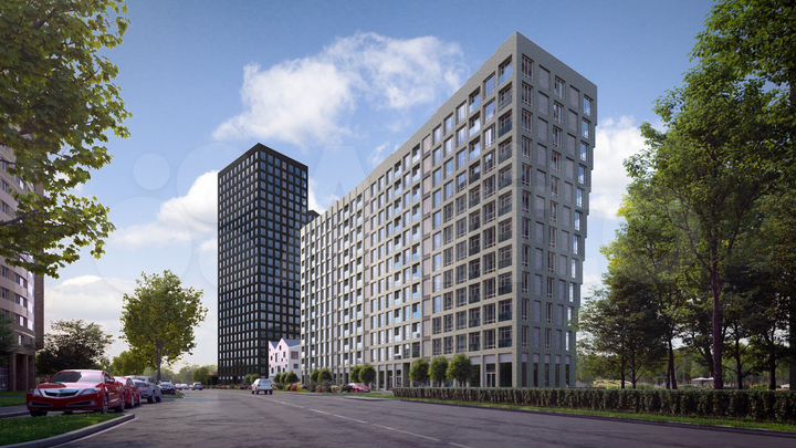 2-к. квартира, 73,3 м², 19/25 эт.