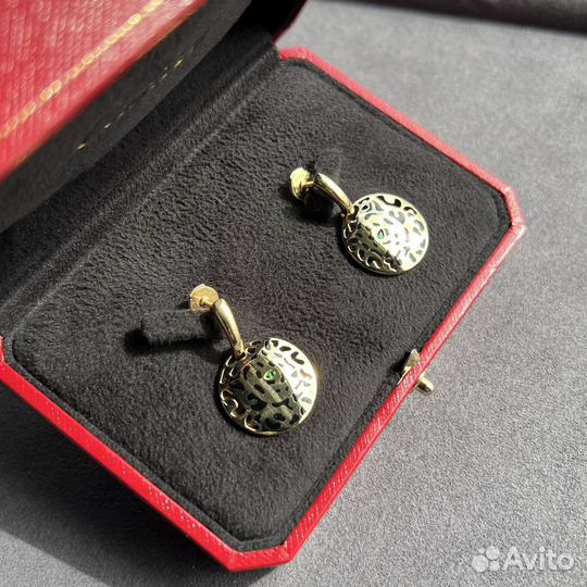 Серьги Cartier panthere DE cartier earrings