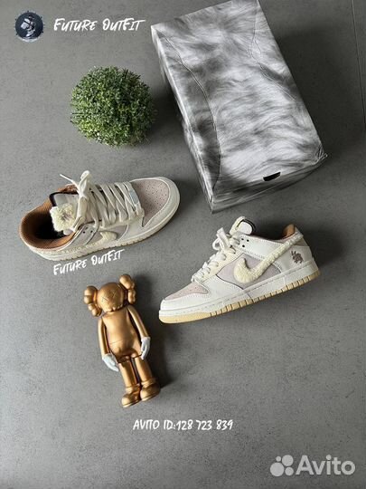 Кроссовки Nike dunk low зайчики