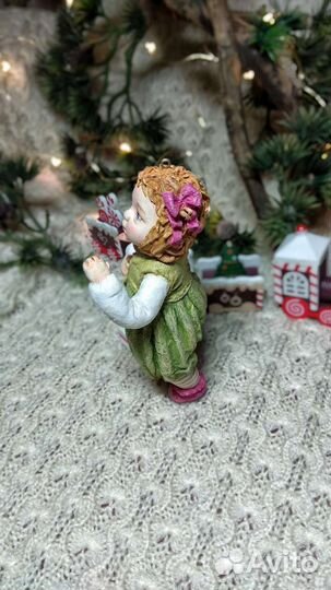 Ватные елочные игрушки