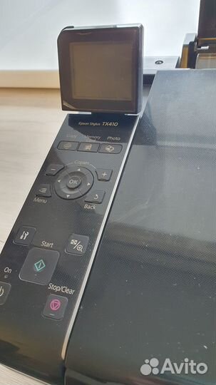 Мфу epson TX410 с перезаправляемыми картриджами