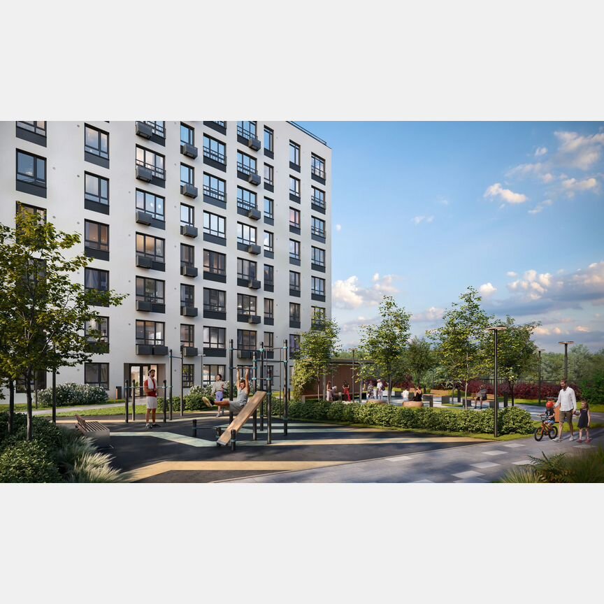 1-к. квартира, 48,1 м², 8/9 эт.