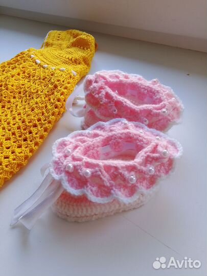 Пинетки для девочки