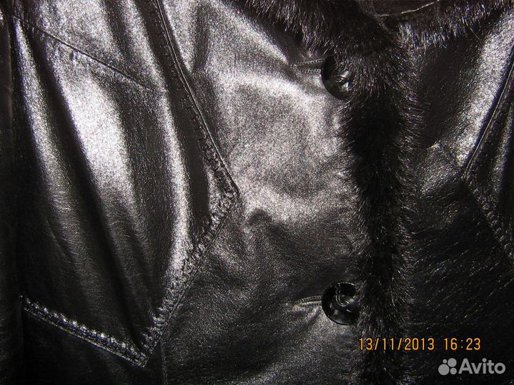 Дублёнка кожаная