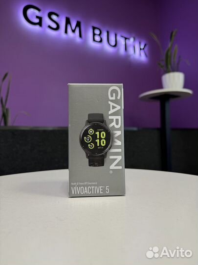 Умные часы Garmin VivoActive 5 Slate/Black